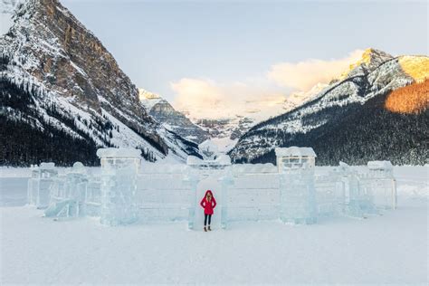 Visit the Lake Louise Ice Castle - Pursuing Pretty