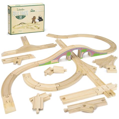 Wooden Train Tracks -- The Play Trains! Ultimate Wooden, 48% OFF