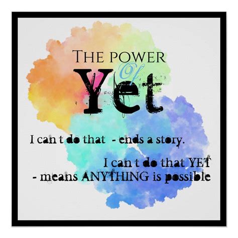 The Power Of Yet Poster Free Printable Web Show Your Students The Power ...