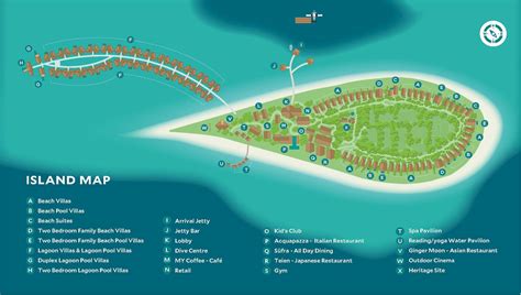 Maldives Resort Map (Enlarged)