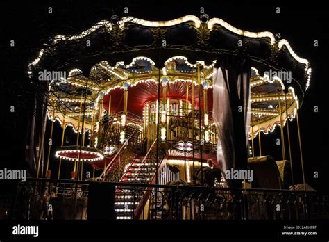 Merry Go Round Night High Resolution Stock Photography and Images - Alamy