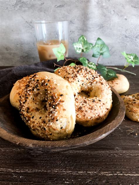 Super Easy Air Fryer Homemade Bagels - Recipe Diaries