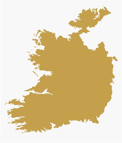 Ireland Map Computer Icons - Map Of Ireland, HD Png Download - kindpng