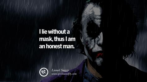 20 Quotes on Wearing a Mask, Lying and Hiding Oneself