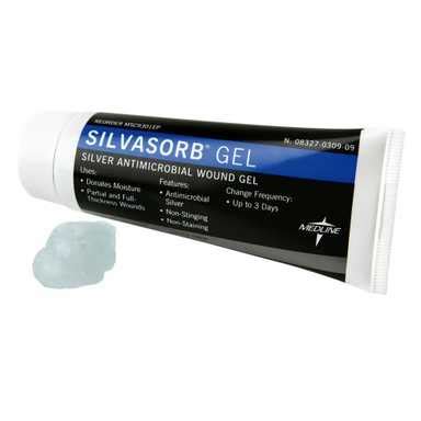 Medline Silvasorb Gel Silver Antimicrobial Wound Gel | Carewell