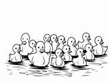 Easy Rubber Duckie Coloring Page  sketch template