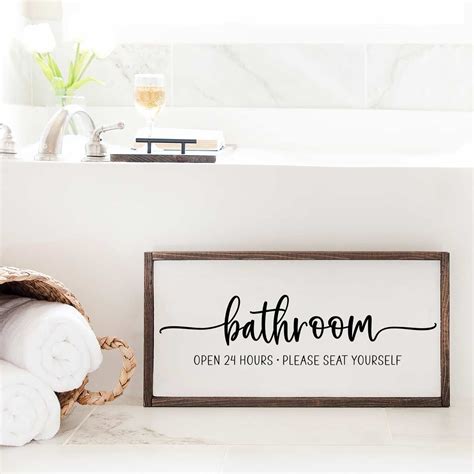 Funny Bathroom Signs Free SVG Files - Weekend Craft