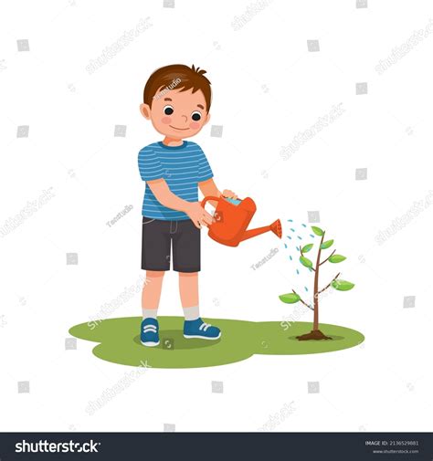 456 Boy Watering Plant Clip Art Images, Stock Photos & Vectors ...