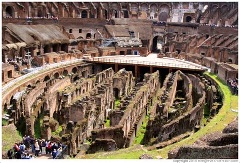 Underground area. The Colosseum. (Photo ID 17670-rome)