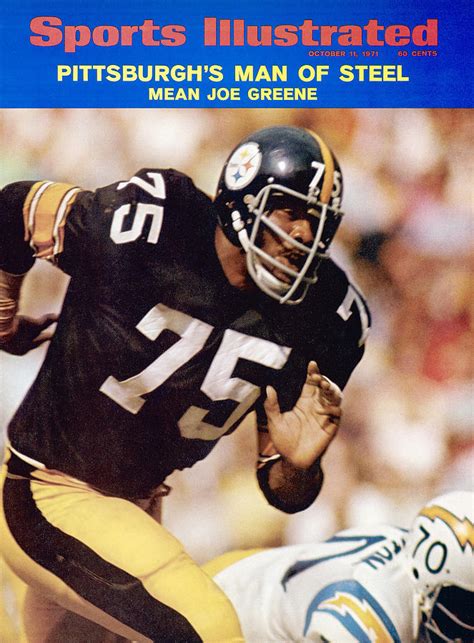 Pittsburgh Steelers Joe Greene... Sports Illustrated Cover Photograph by Sports Illustrated