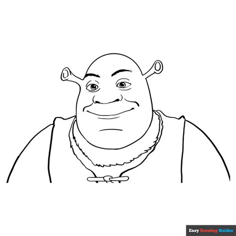 Shrek Coloring Page | Easy Drawing Guides