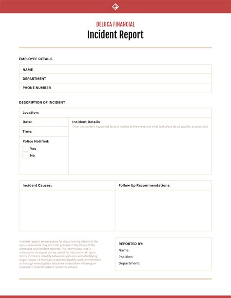 How Do I Create An Incident Report Template - Printable Form, Templates and Letter