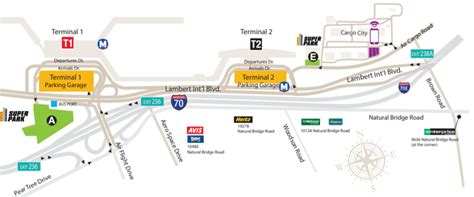 Lambert St Louis International Airport Parking Map | NAR Media Kit