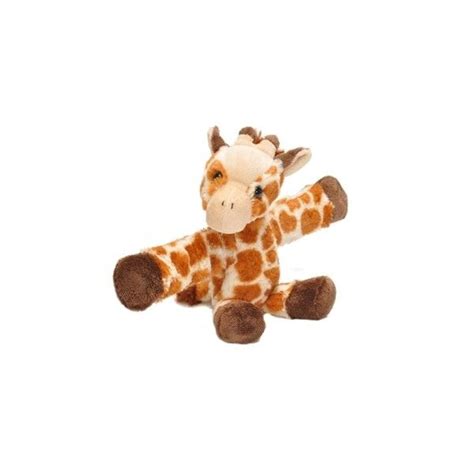 Giraffe Stuffed Animal Slap Bracelet | Wild Republic Huggers ($7.99) liked on Polyvore featuring ...