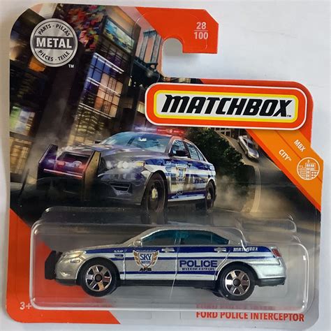 Matchbox | Ford Interceptor Police silver | scale64