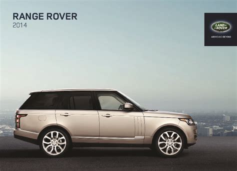 2014 Land Rover Range Rover Catalog Brochure