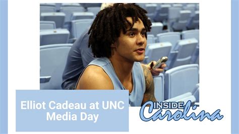 Elliot Cadeau at UNC Media Day | Inside Carolina Interviews - YouTube