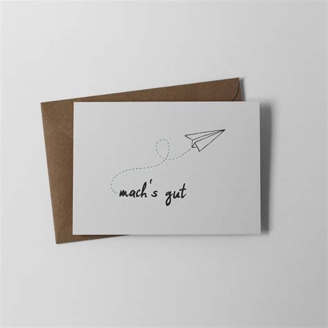 Greeting Card Goodbye Travel Card Good Bye Farewell - Etsy