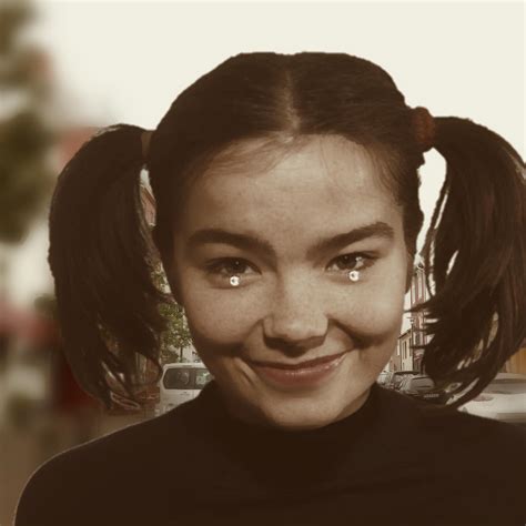 bjork debut fanmade album cover version 2 : bjork