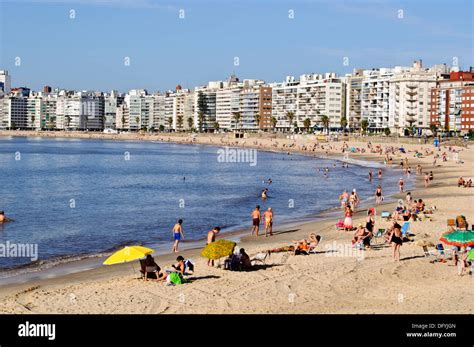 Pocitos beach, Montevideo, Uruguay Stock Photo: 61458229 - Alamy