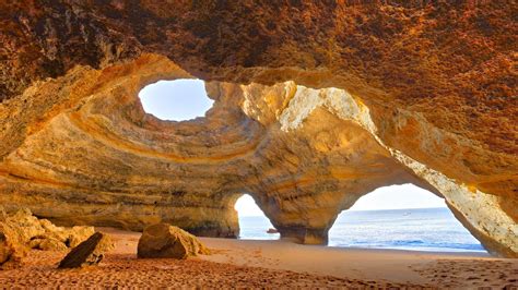 Benagil sea cave in Lagoa, Portugal | Algarve, Wonders of the world, Sea cave