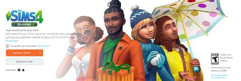 The Sims 4 Seasons Now Available at Origin | SimsVIP