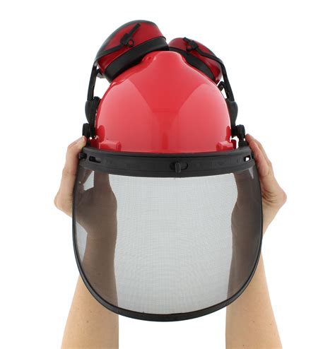 Clearance- Forestry Construction Safety Helmet – Vented Hard Hat Visors & Muffs 688295884552 | eBay