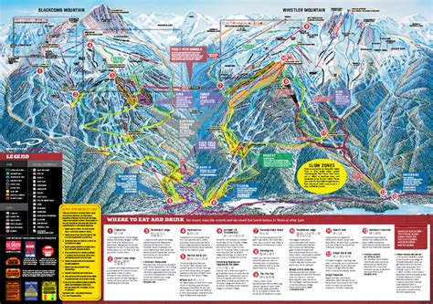 Whistler Blackcomb Trail map 2010-2011 - Whistler BC • mappery