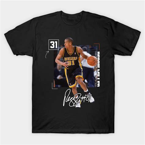 Reggie Miller Choke Sign Basketball Legend Signature Vintage Retro 80s 90s Bootleg Rap Style ...