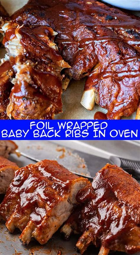 Foil Wrapped Baby Back Ribs In Oven Food Heaven Ribs In Oven Back ...