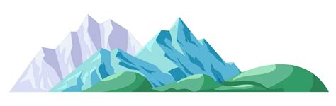 Mountains with high summits and elevations vector 26200388 Vector Art at Vecteezy