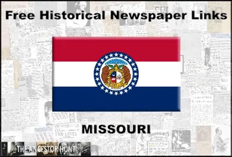 Missouri Online Historical Newspapers Summary – The Ancestor Hunt