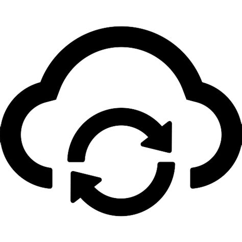 Cloud sync icon vector download free - 2