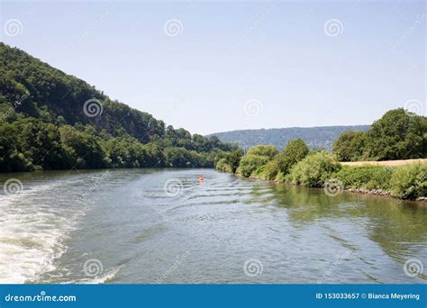 View Along the River Neckar Stock Image - Image of buildings, neckar: 153033657