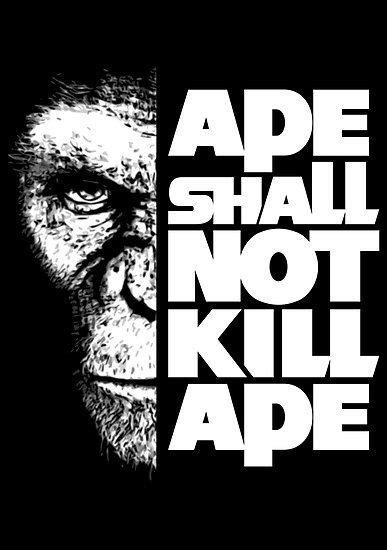 Ape Shall Not Kill Ape | Planet of the apes, Apes, Tattoo sleeve designs