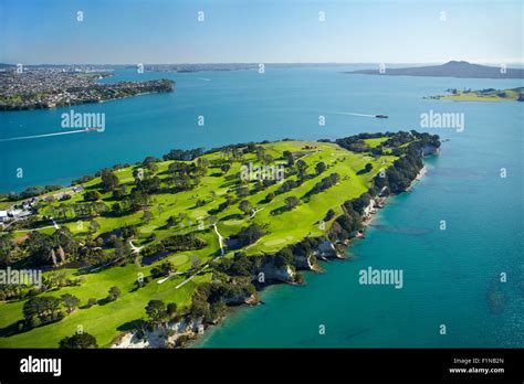 Howick Golf Course, Auckland, North Island, New Zealand - aerial Stock Photo - Alamy