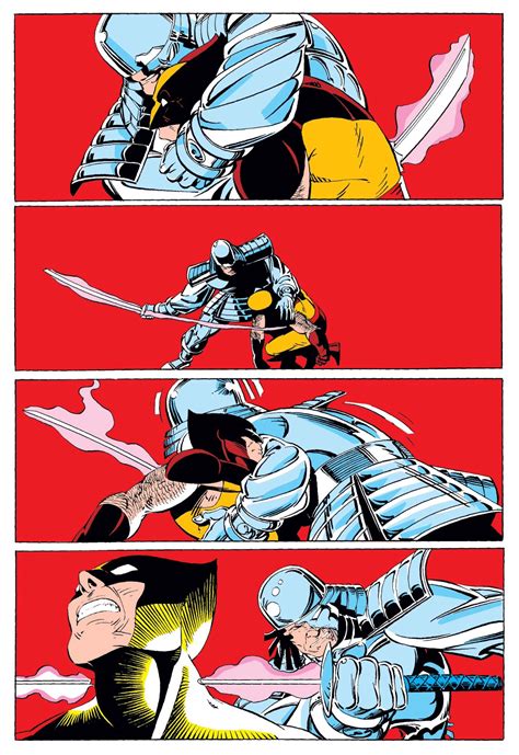 Wolverine vs Silver Samurai by Paul Smith & Bob Wiacek | Silver samurai, Wolverine marvel, Comic ...