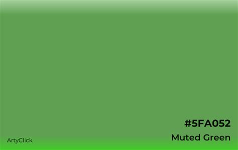 Muted Green Color | ArtyClick