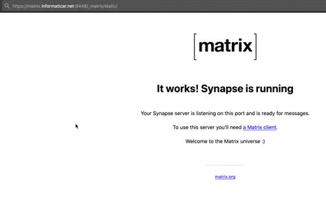 Install Matrix Synapse on CentOS 8 | IT Blog