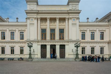 Entrance of the University Main Building of Lund University, Lund ...