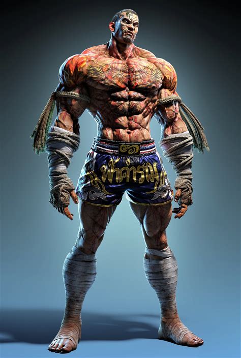 Fahkumram | Tekken Wiki | Fandom | Street fighter art, Fantasy art men ...