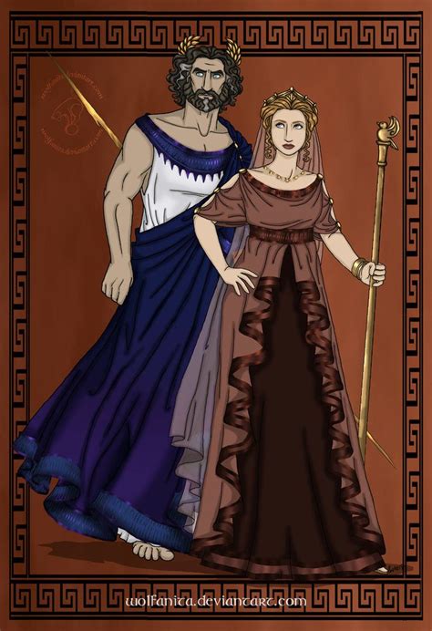 Preview Zeus and Hera by wolfanita.deviantart.com on @DeviantArt | Zeus and hera, Greek ...