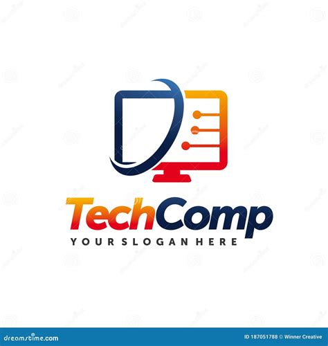 Computer Repair Logo Vector Stock Vector - Illustration of education ...