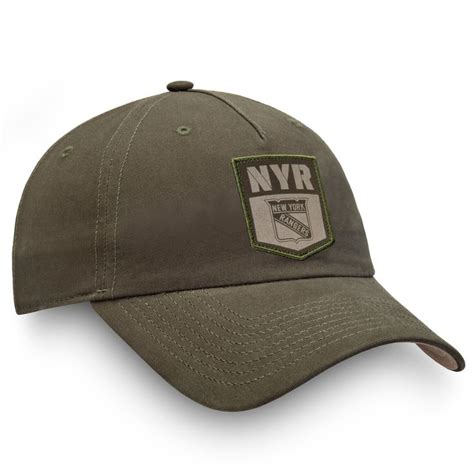 Men's Fanatics Branded Green New York Rangers Modern Utility Slouch Adjustable Hat | Adjustable ...