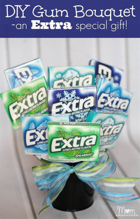 Give an Extra Special Holiday Gift Basket – DIY Gum Bouquet