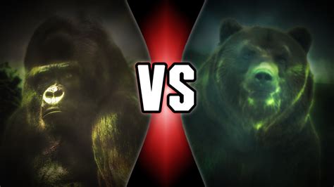 Gorilla vs Bear by MrGravitySir on DeviantArt