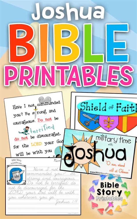 Joshua Bible Printables - Bible Story Printables