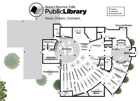 Library Floorplan | Stow-Munroe Falls Public Library | Library floor ...