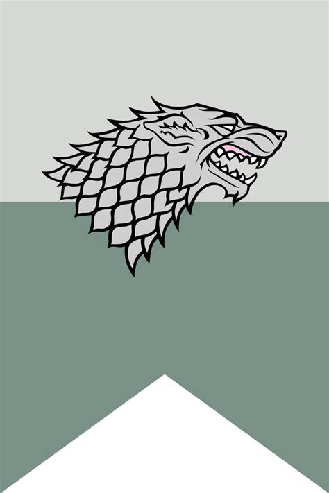 House Stark Flag Poster by TailwindStudios on DeviantArt