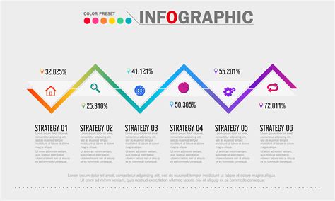 Colorful Business Growth Infographic Template 830216 Vector Art at Vecteezy